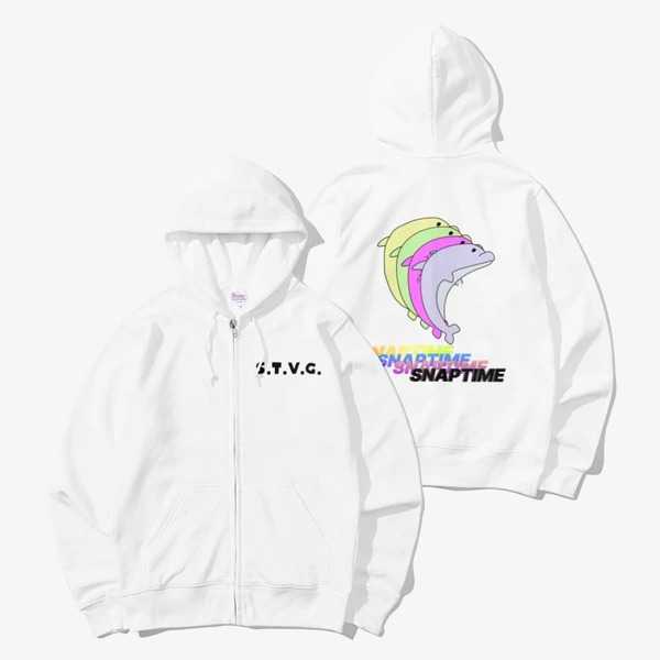 지곰 x SNAPTIME & Viridis group 콜라보 후드